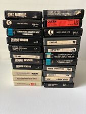 Awesome & Vintage 22 Rock & Roll 8 Track Tapes lot Tested Great collection picture