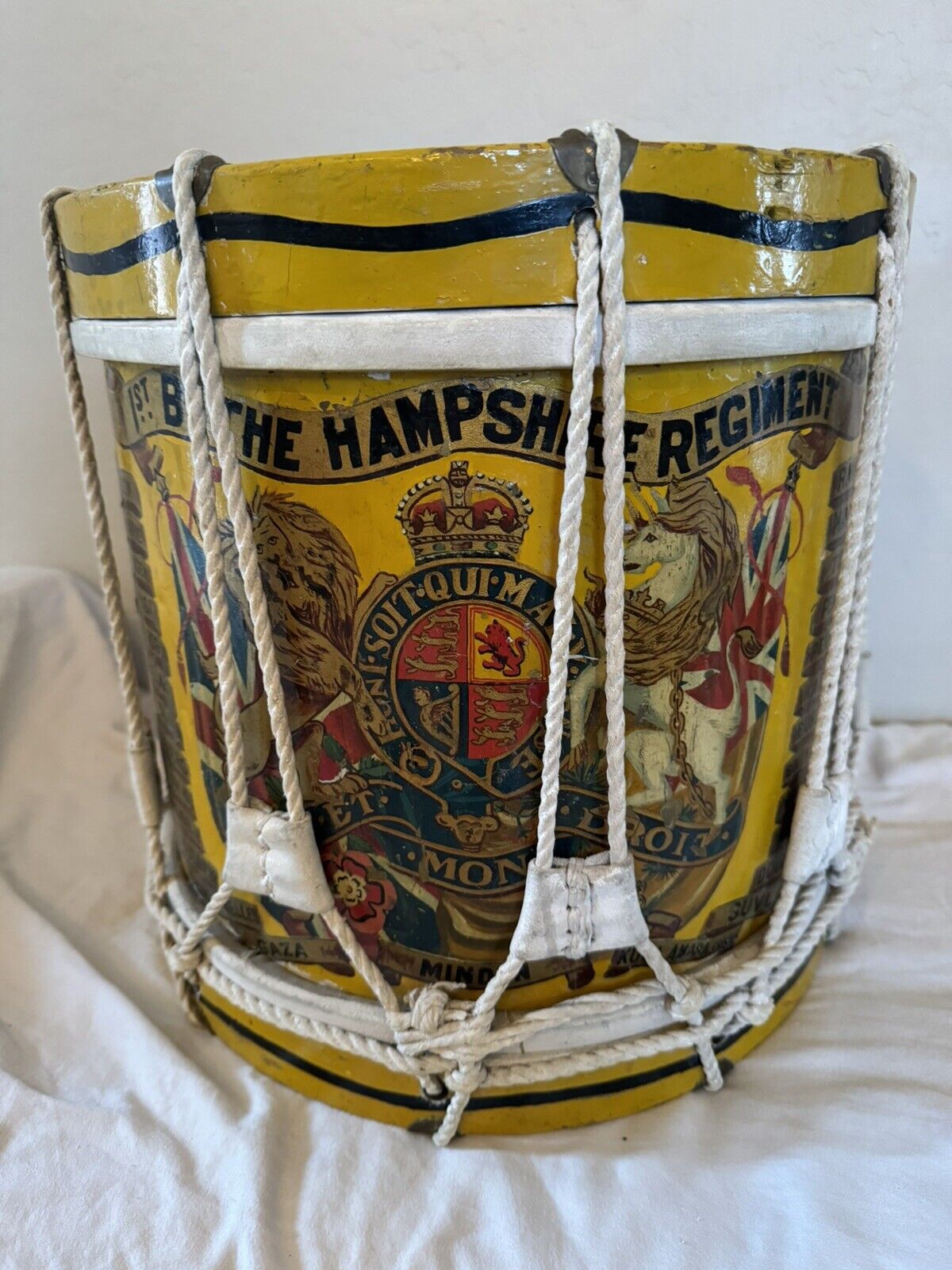 The Royal Hampshire Regiment, 1st Battalion Side Drum 1920-1930’s