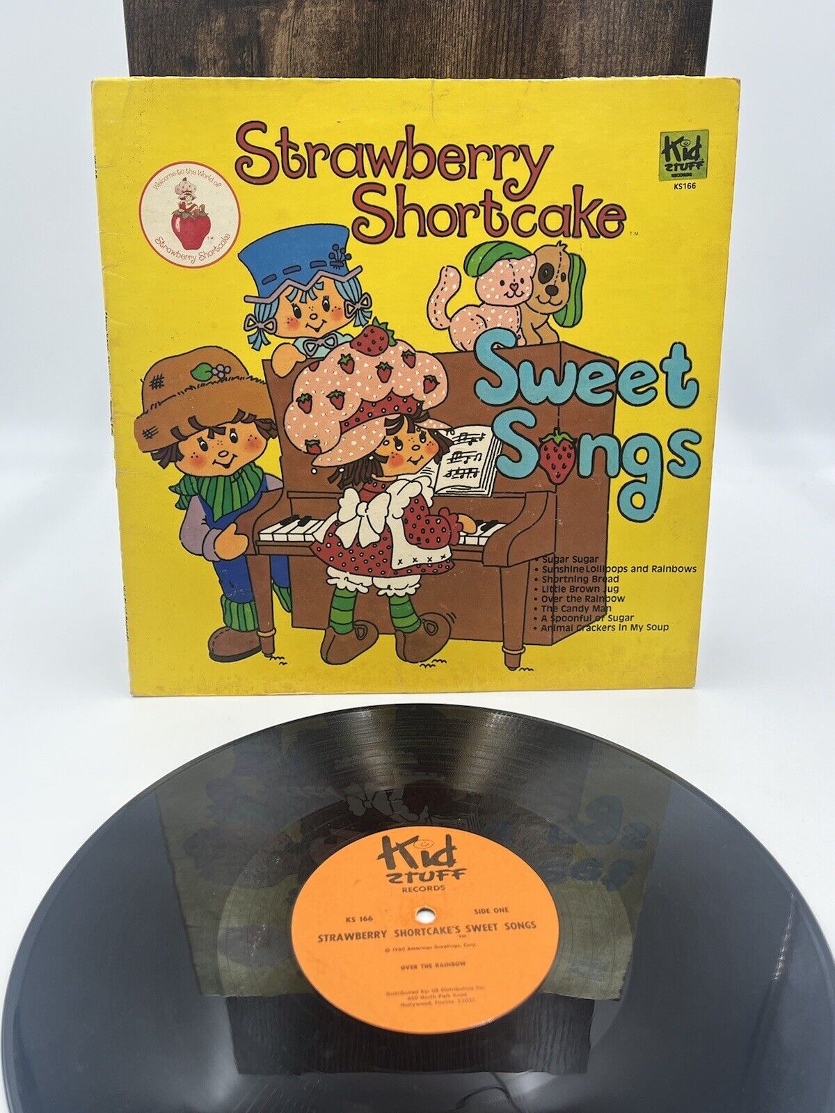Strawberry Shortcake Sweet Songs 1980 KS166 Vinyl LP