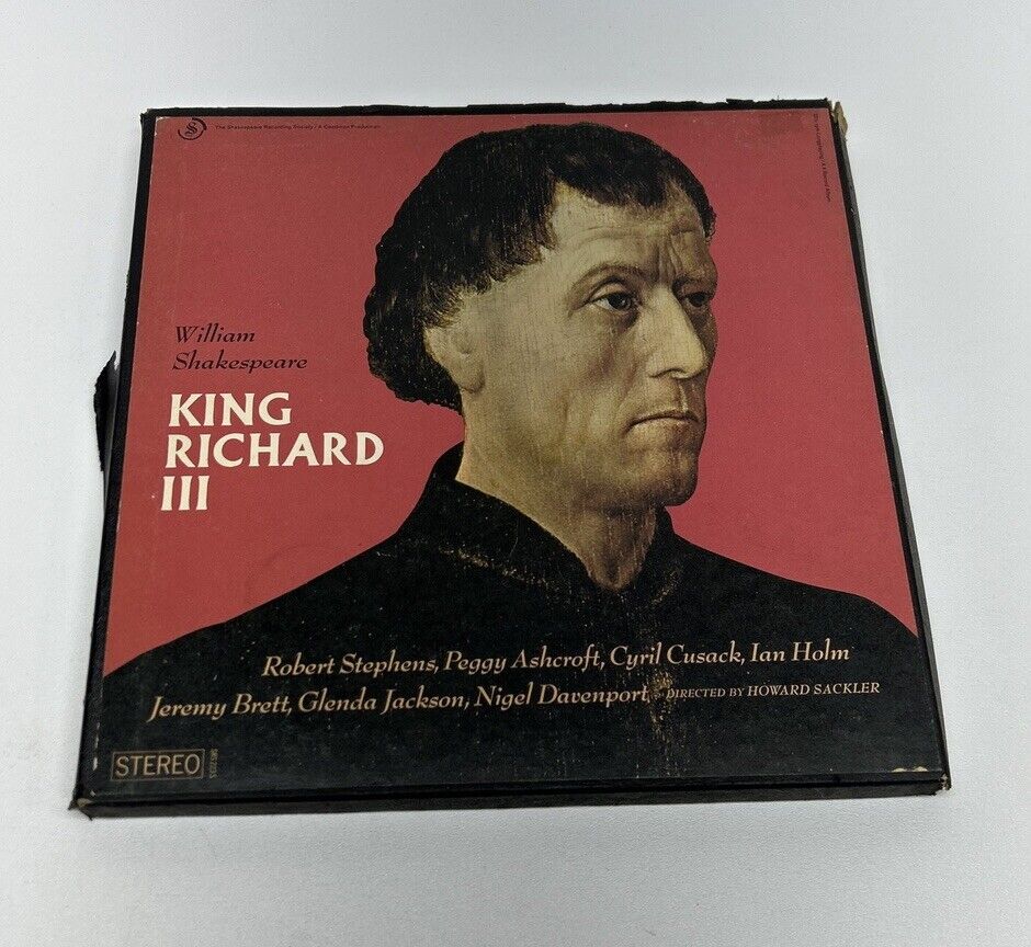 William Shakespeare, King Richard III, 12” Vinyl Records, Box Set With Book