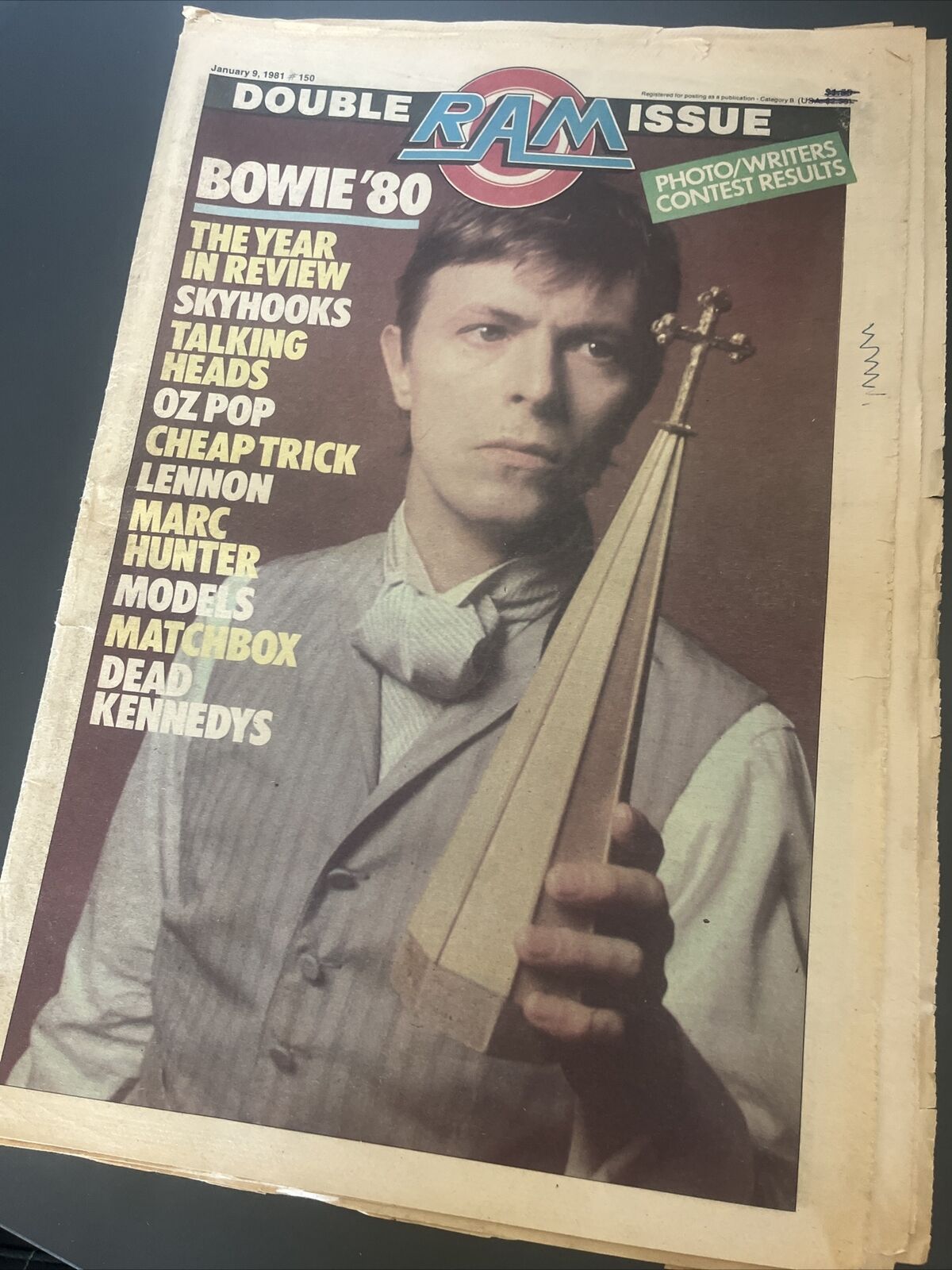 RAM magazine #150 1981 DAVID BOWIE MODELS TALKING HEADS DEAD KENNEDYS SKYHOOKS