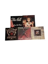 Vtg The Cult: Sonic Temple Dreamtime Hearts Of Soul And More Vinyl Albums GC picture