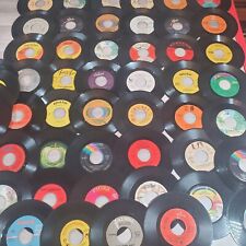 45 RPM Records Lot Wall Art UNTESTED Vintage Lot Decor Assorted Artists Labels picture