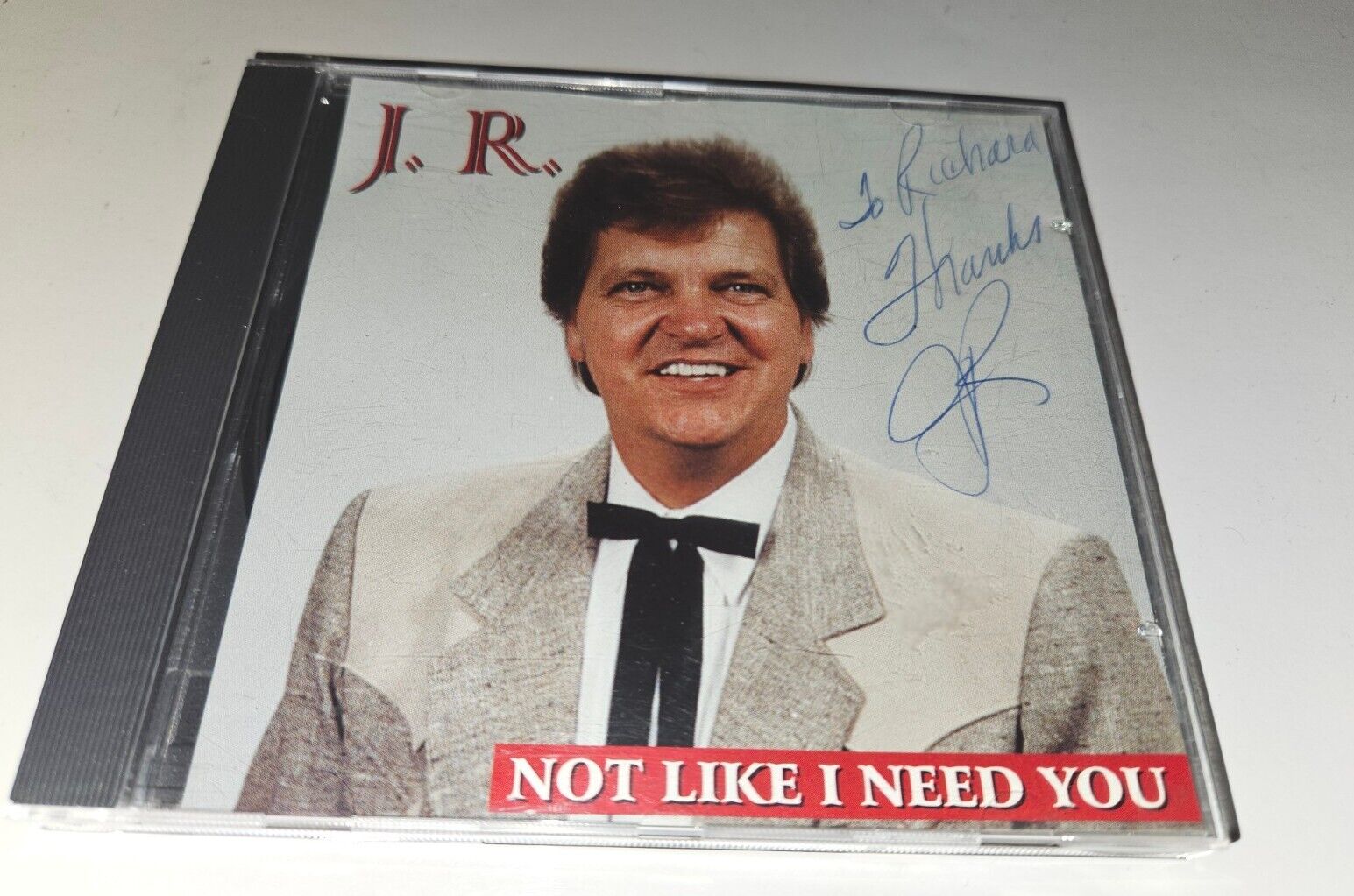 Not Like I Need You J. R. Bradford AUTOGRAPHED CD Rare 