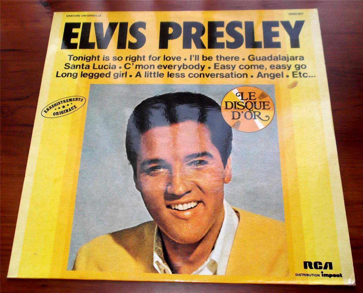 Elvis Presley  Le Disque D\'or  1977  RCA 6886 807  French Import  Vinyl LP  VG+