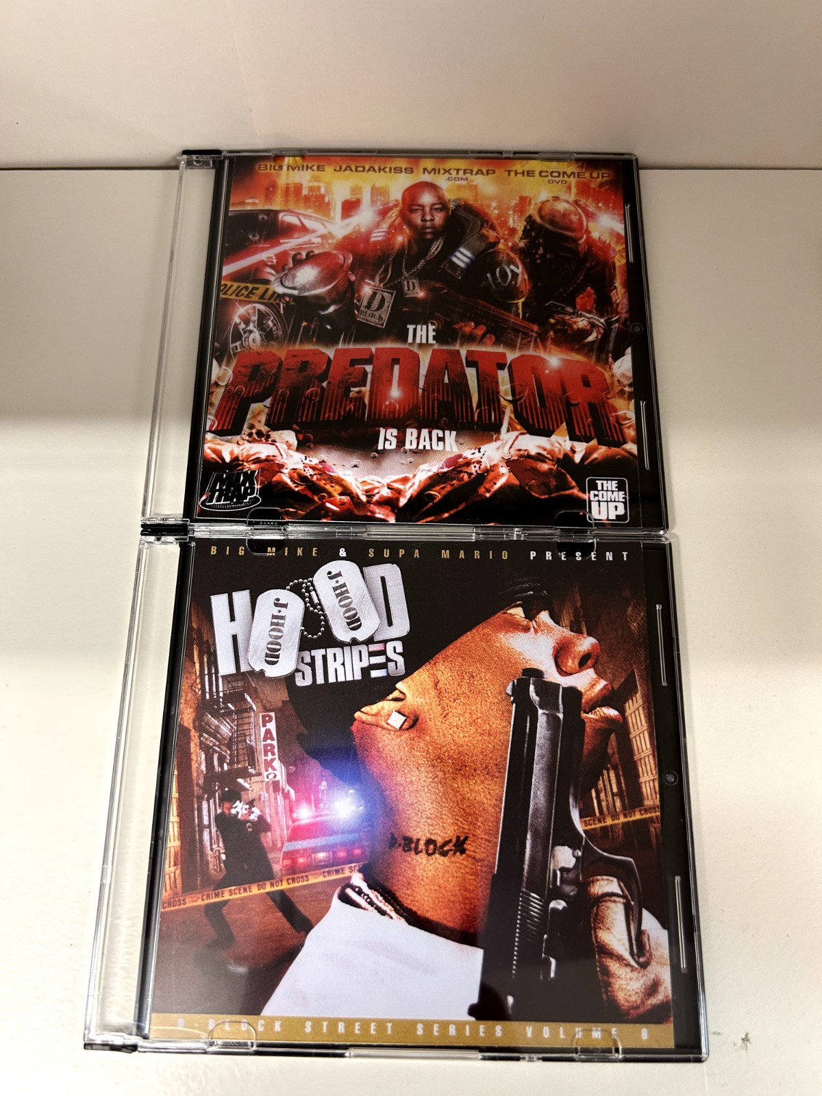 2x Rare Big Mike Supa Mario Jadakiss J-Hood D-Block NYC Promo MIxtape Mix CD Lot