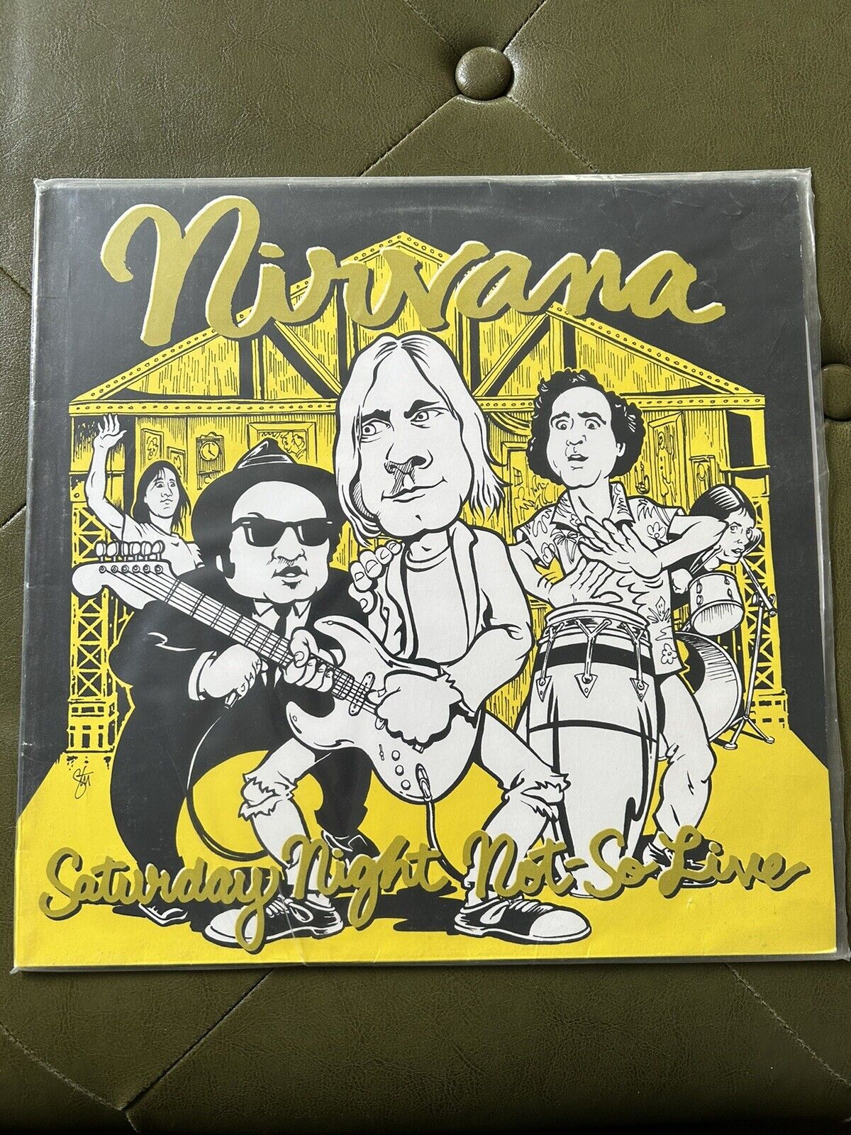 RARE Nirvana (WHITE) Vinyl - Saturday Not So Live - MADE IN USA / promo only