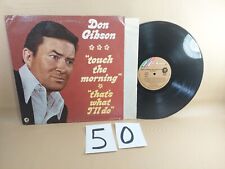 Don Gibson - Touch The Morning That's What I'll Do  Hickory Records HR-4501 1973 picture