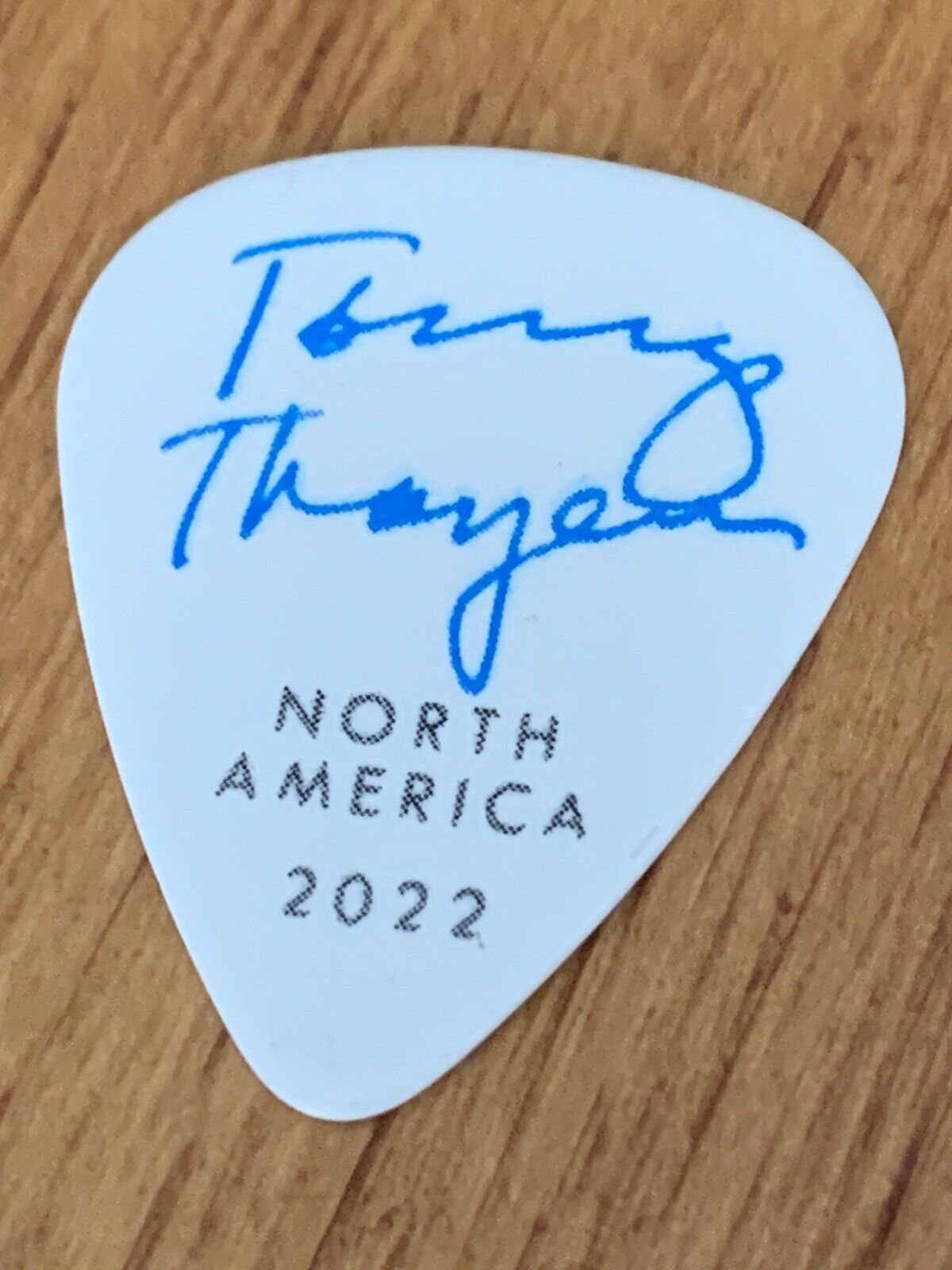KISS EOTR 2022 NORTH AMERICA END OF THE ROAD TOUR TOMMY THAYER GUITAR PICK