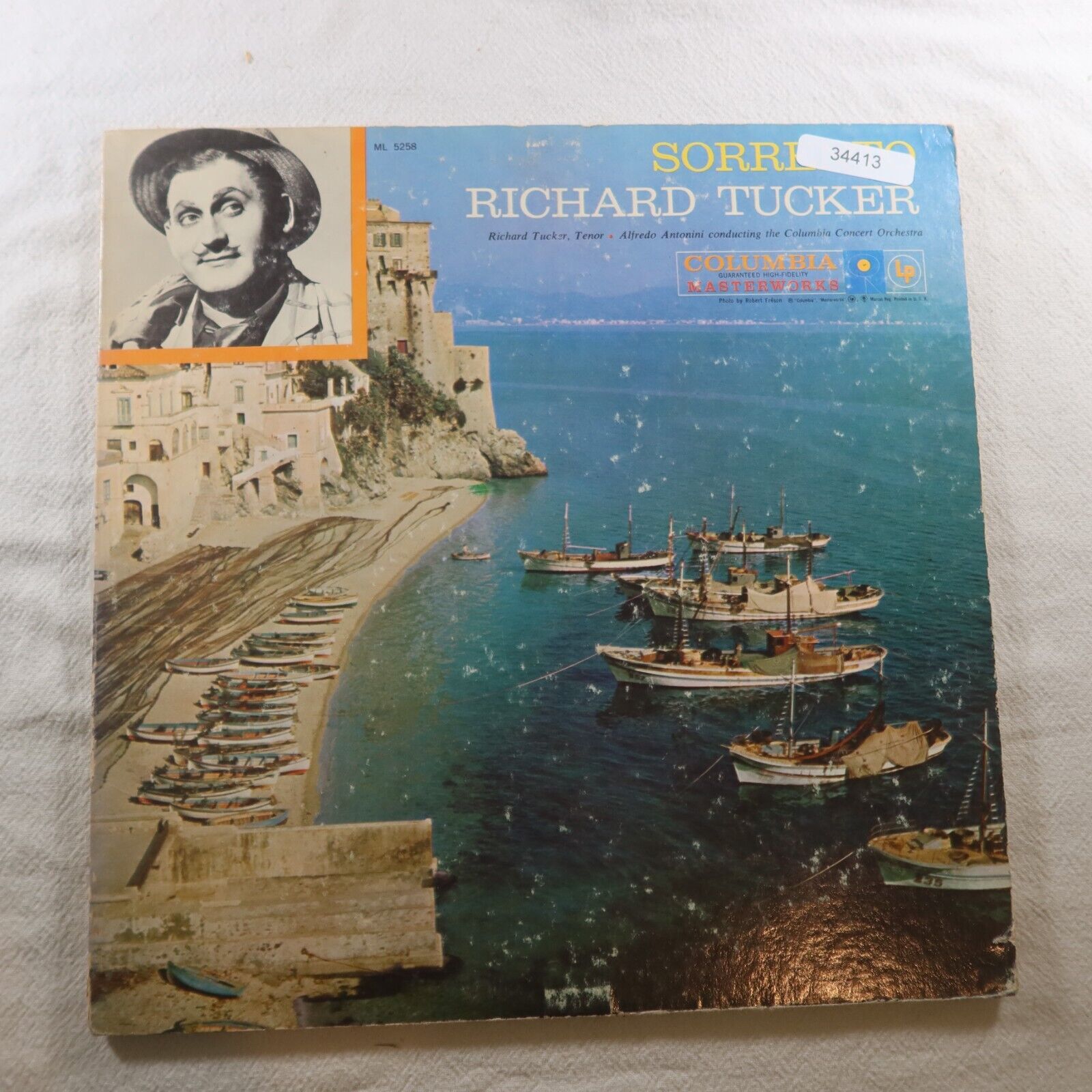 Richard Tucker Sorrento LP Vinyl Record Album