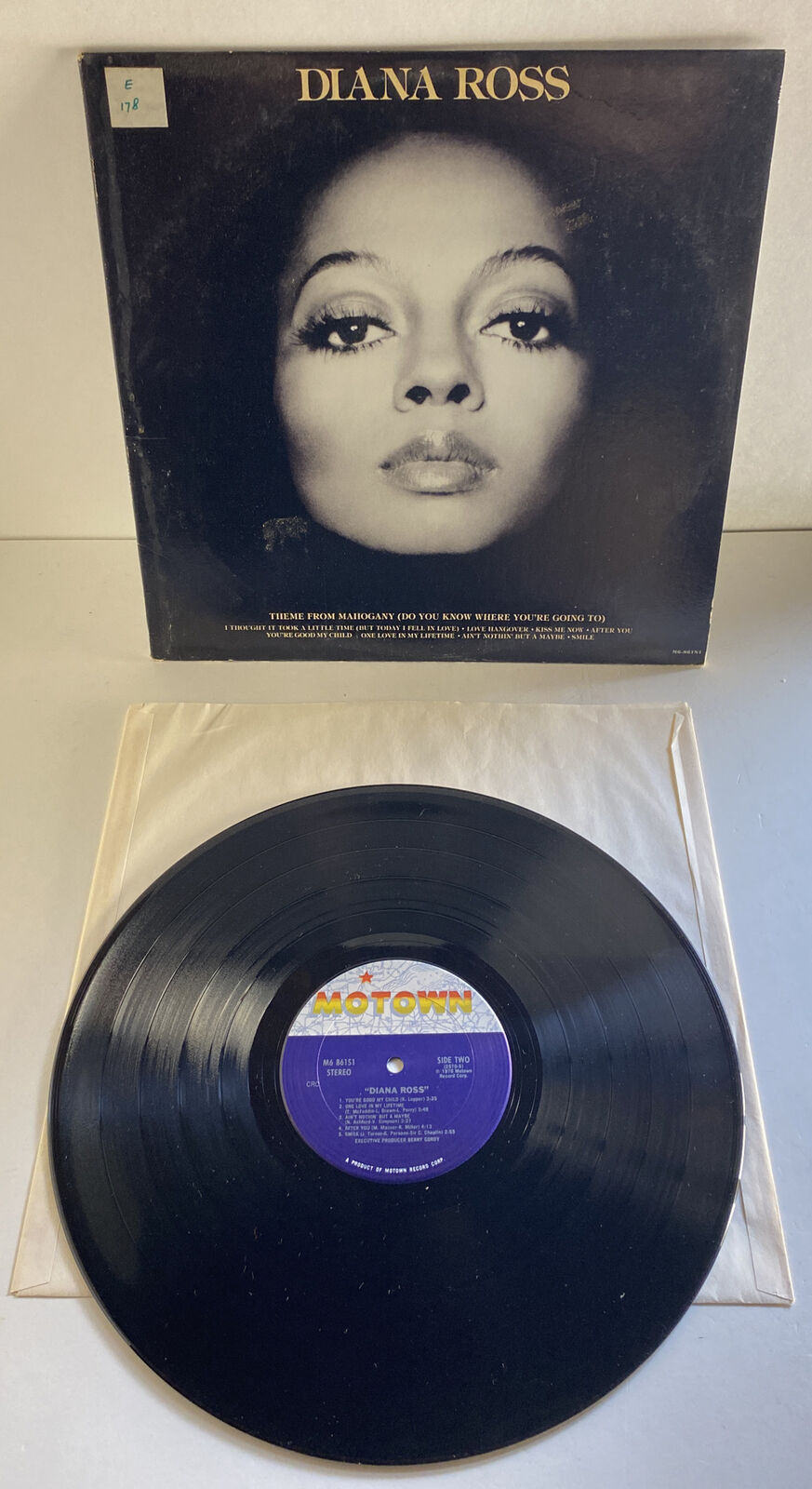 VTG Diana Ross Theme From Mahogany M6-861S1 Vinyl Record LP
