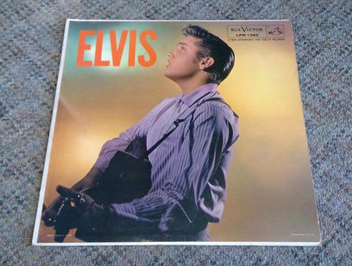 Elvis Presley - Elvis (1956) Indianapolis Press LPM-1382 Ad-Back Cover VG/VG+