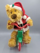 Vintage 1997 Avon Gift Cycling Santa Bear music picture