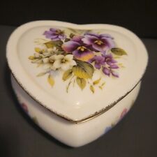Vintage Heart Shaped Trinket/Jewelry Music Box picture