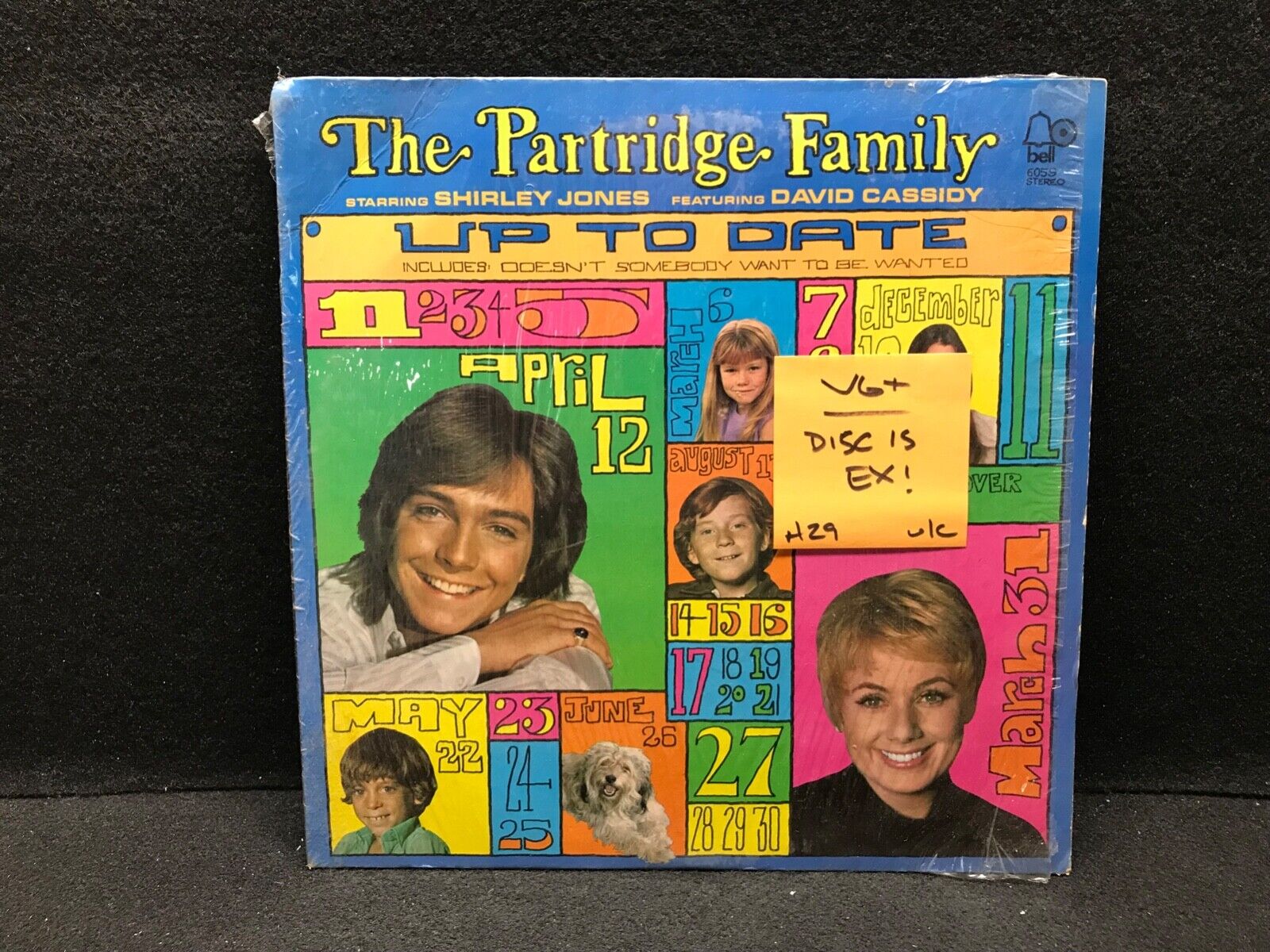 (H29) THE PARTRIDGE FAMILY / VINTAGE LP / UP TO DATE / BELL 6059 / SHRINK / EX