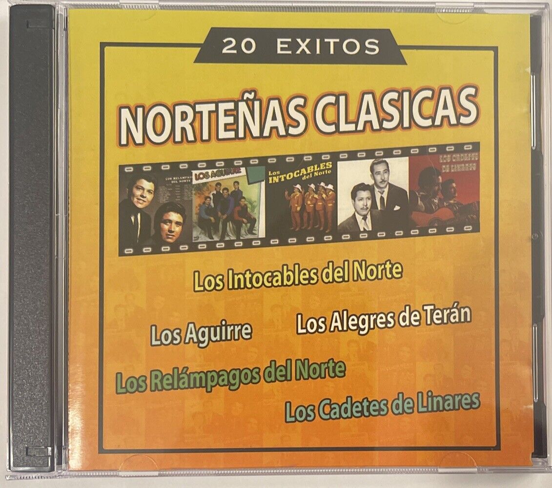 20 Exitos: Nortenas Clasicas CD: Los Intocables del Norte,Los Aguirre Y Mas