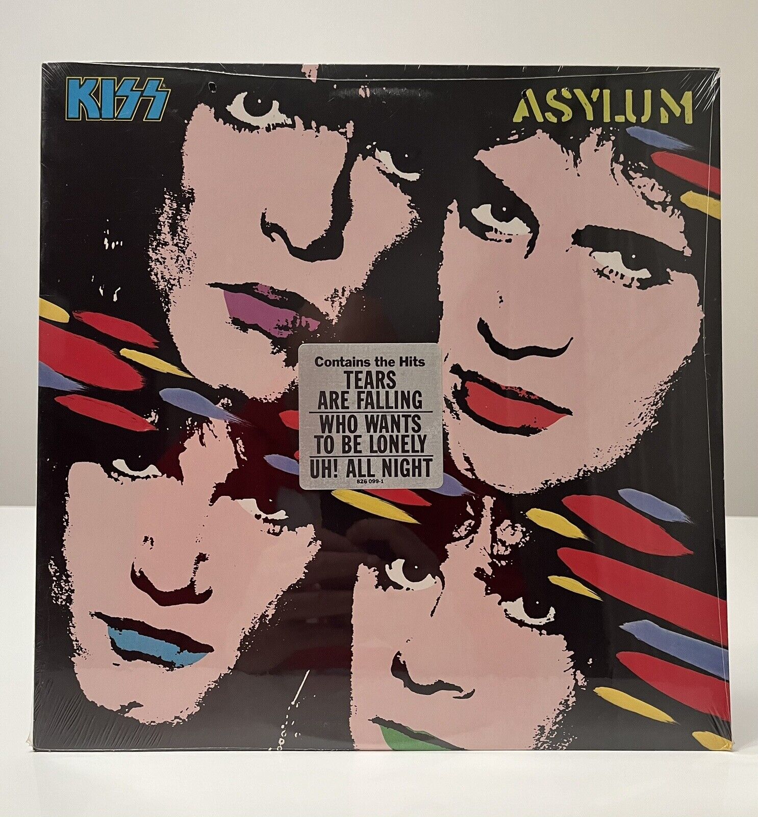VTG 1985 KISS Asylum Vinyl Record - PolyGram Records NEW SEALED w/ Hype Sticker