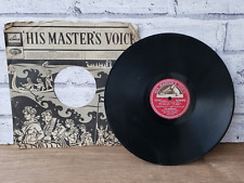 Hindustani Hindi Film MERE MEHBOOB Movie Song 78 rpm His Master's Voice Record. picture