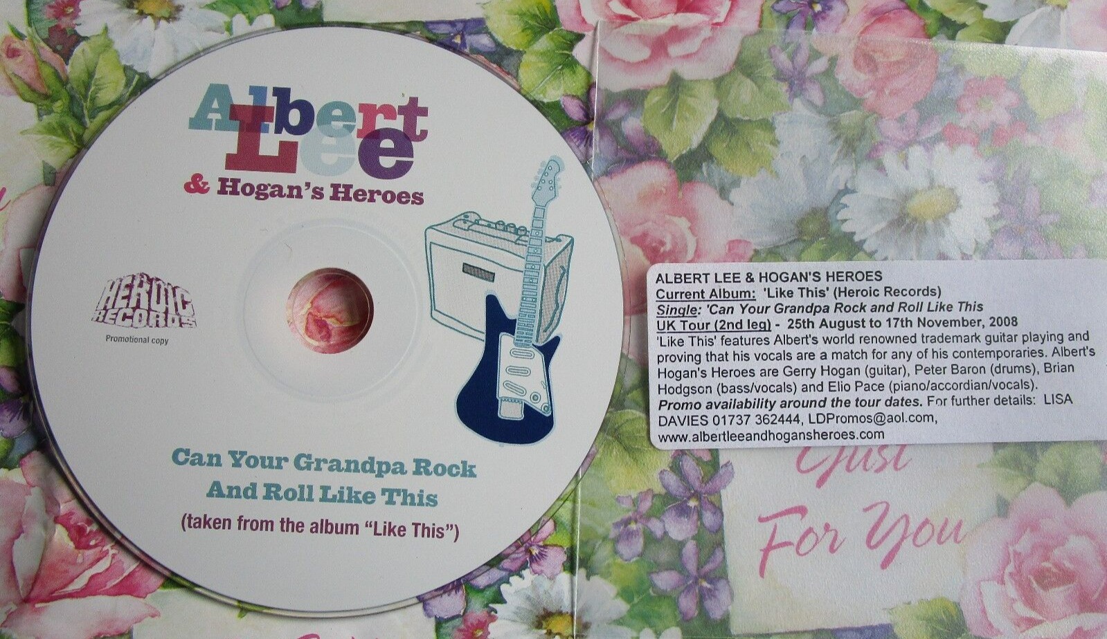 Albert Lee & Hogan\'s Heroes  Can Your Grandpa Rock And Roll Like This CD Single