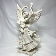 Vintage Roman Brand Angel Figurine Dancing and Playing a Tambourine 8
