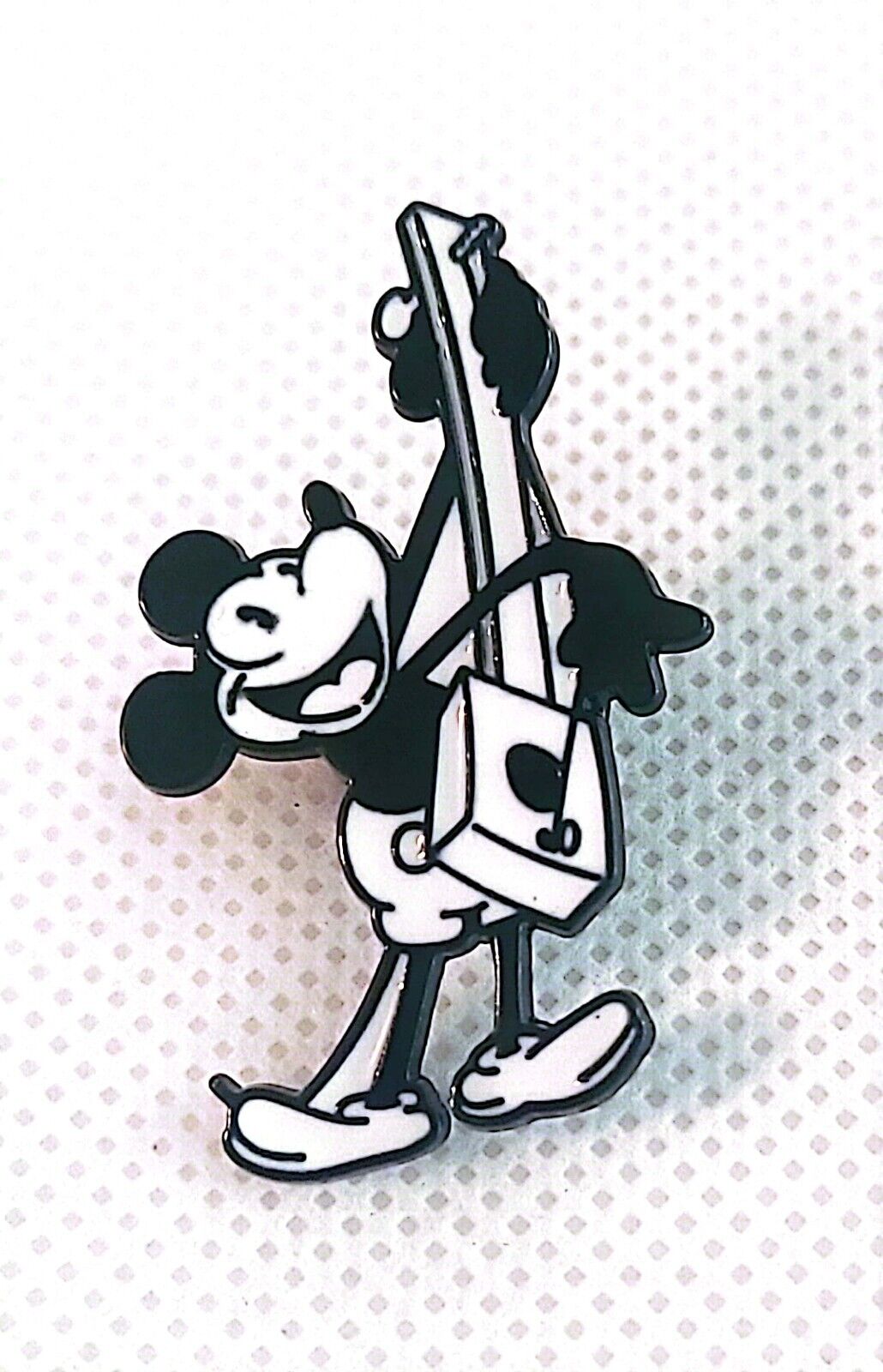 Mickey Mouse Playing the Banjo Guitar Disney Enamel Pin