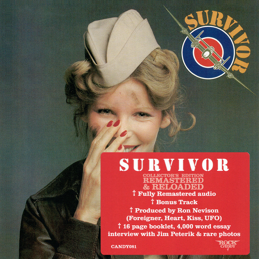 Survivor ~ Survivor (1980) CD 2011 Rock Candy Records EU •• NEW ••