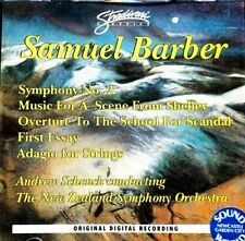 Samuel Barber, Andrew Schenck And The New Zealand Symphony  - CD, VG picture