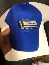 BLUES HARMONICA ON BLUE BASEBALL HAT MINT COLLECTIBLE picture