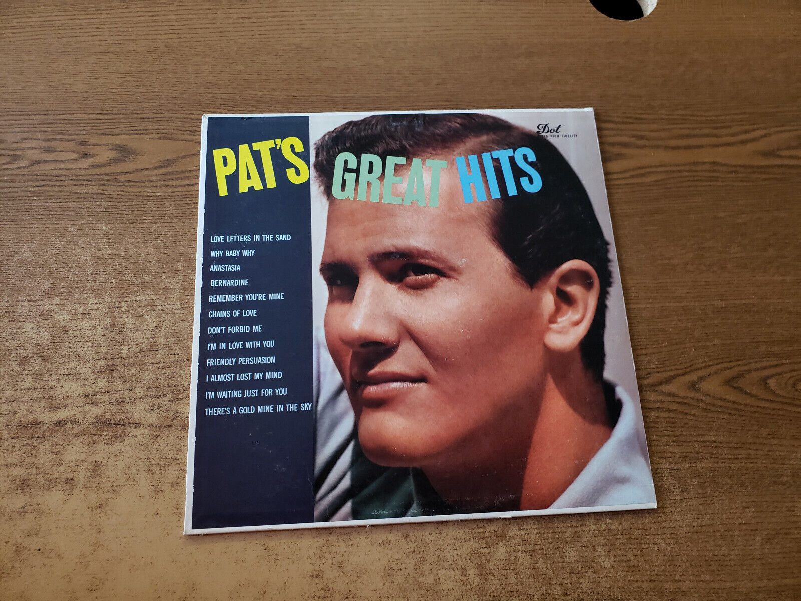 1950S MINT-EXC Pat Boone – Pat\'s Great Hits 3071 LP33