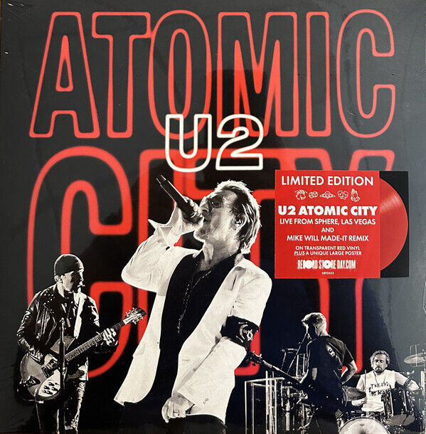 U2 - Atomic City (U2/ UV Live At Sphere, Las Vegas) - ALT/INDIE *SEALED/COLOR/RS