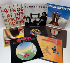 Classic Rock Vinyl LP Lot Paul McCartney Wings Electric Light Orchestra Heart picture