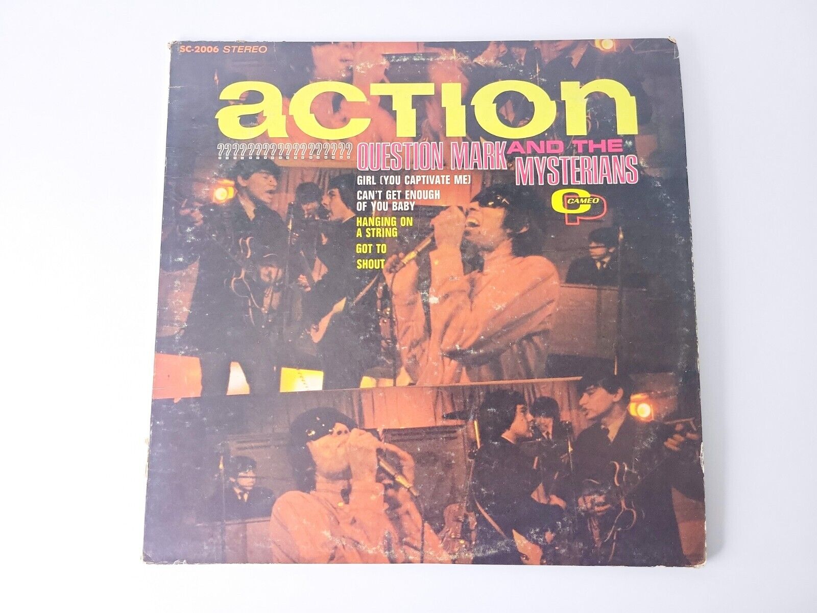 Question Mark And The Mysterians - Action - C-2006 - Original - LP - Worn Cover