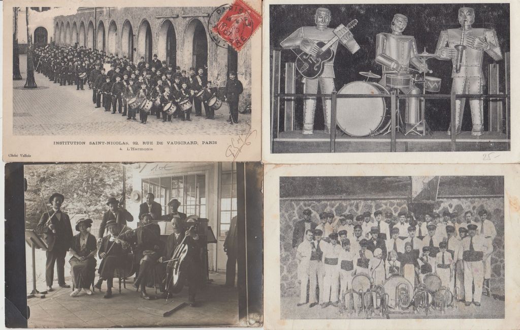 MUSIC ORCHESTRA BANDS ENTERTAINERS 72 Vintage Postcards Mostly pre-1940 (L5975)