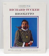 Richard Tucker - Verdi's Rigoletto Columbia M2L 404 AUTOGRAPH Vinyl Very Good + picture
