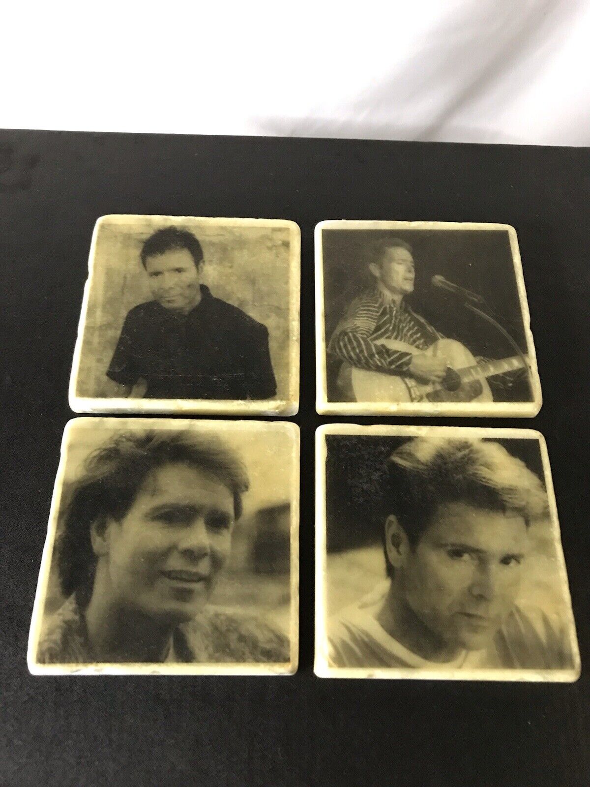 Cliff Richard - 4 Vintage Ceramic Coasters