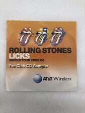 Rolling Stones Licks Fan Club CD Sampler, World Tour 2002-03 picture