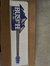 Busch beer guitar cutouts. set of 2. cardboard. in original box picture