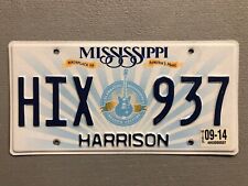 MISSISSIPPI LICENSE PLATE GUITAR 🎸 MUSIC 🎵 RANDOM LETTERS/ NUMBERS picture