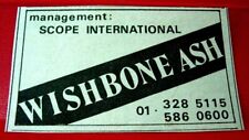 Wishbone Ash Gig Bookings Vintage ORIGINAL 1970 Press/Magazine ADVERT 3.5