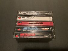Lot of 5 Vintage Metallica Cassette Tapes Ride Lightning Master of Puppets picture