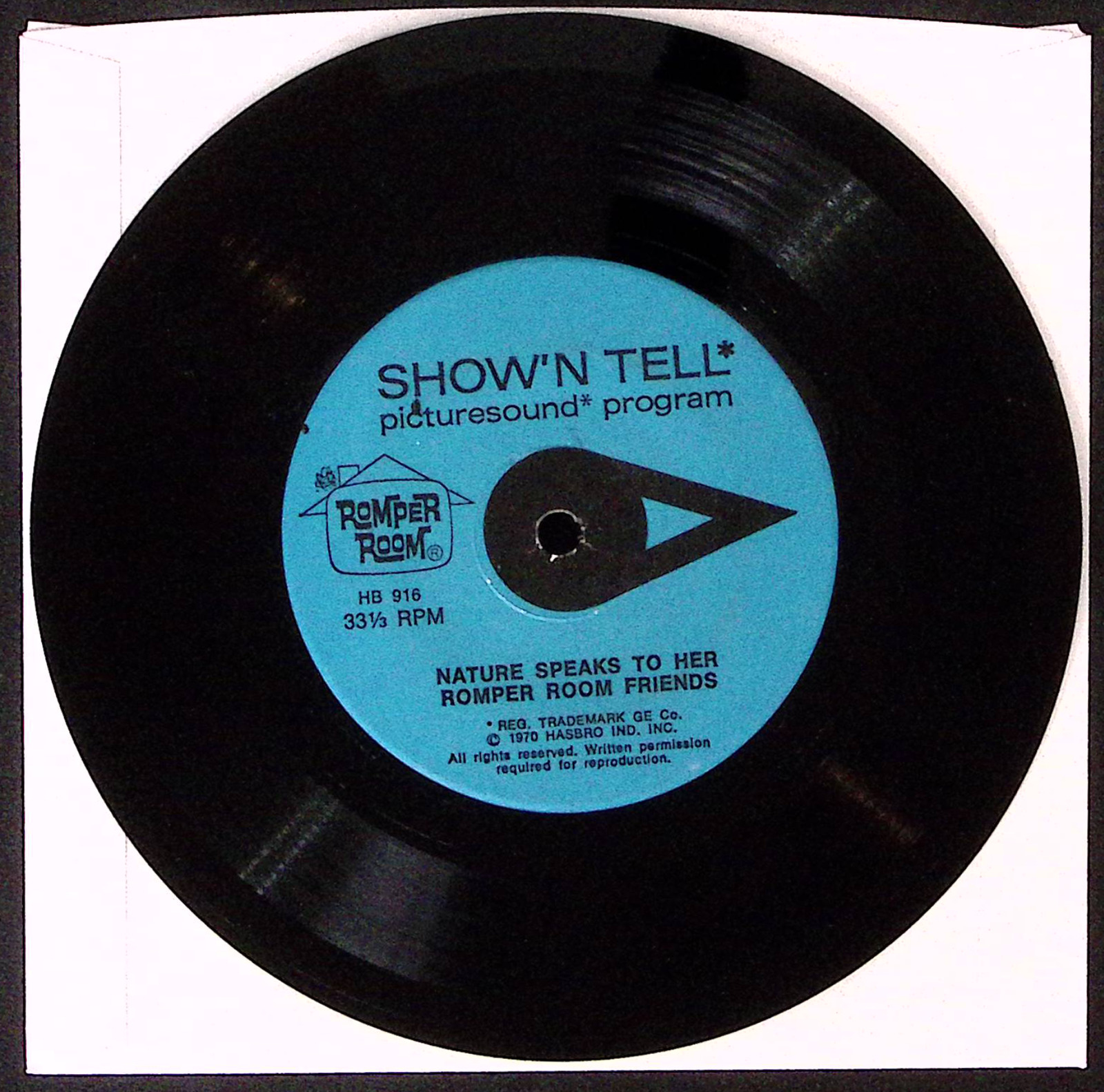 SHOW\'N TELL PICTURESOUND PROGRAM DID YOU EVER SEE A DO BEE/... VINYL 45 VG 41-4