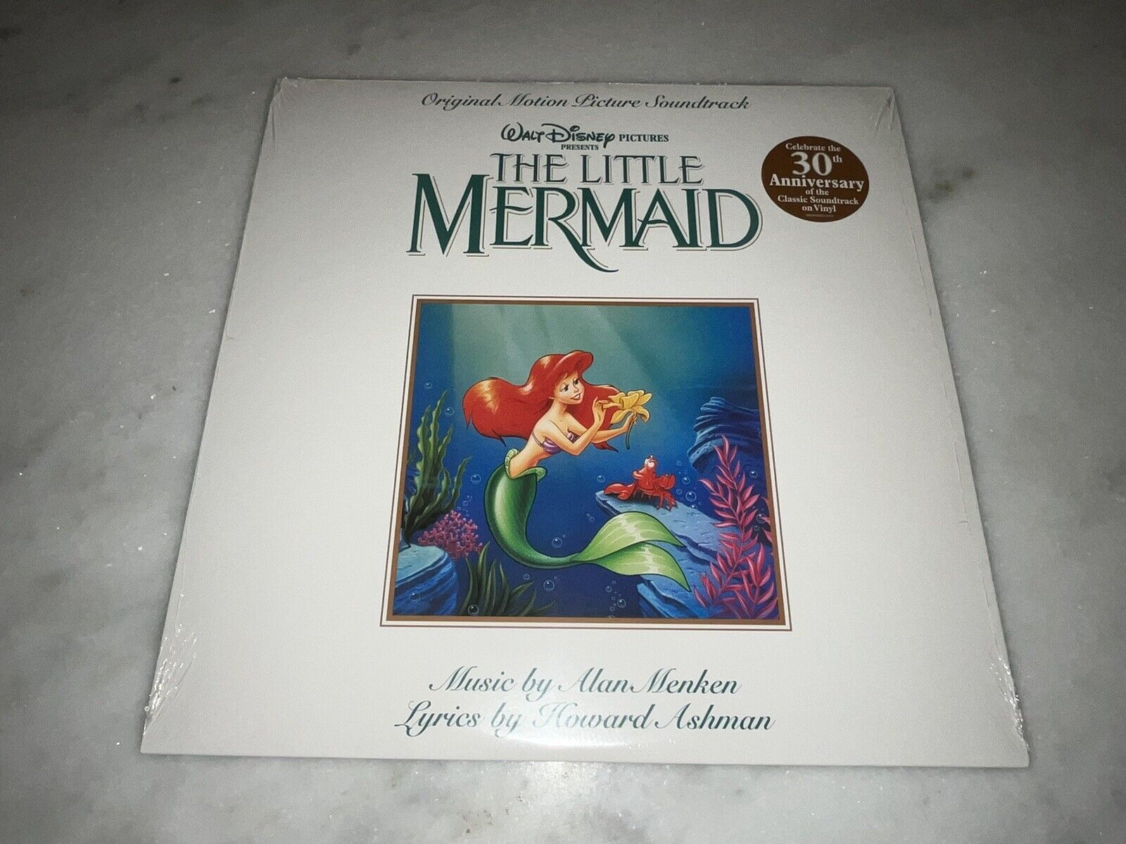 The Little Mermaid (Original Motion Picture Soundtrack) 30th LP Sealed Disney