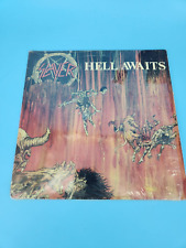 Slayer - Hell Awaits vinyl LP 1985, Metal Blade 1st pressing Thrash Plays Great picture