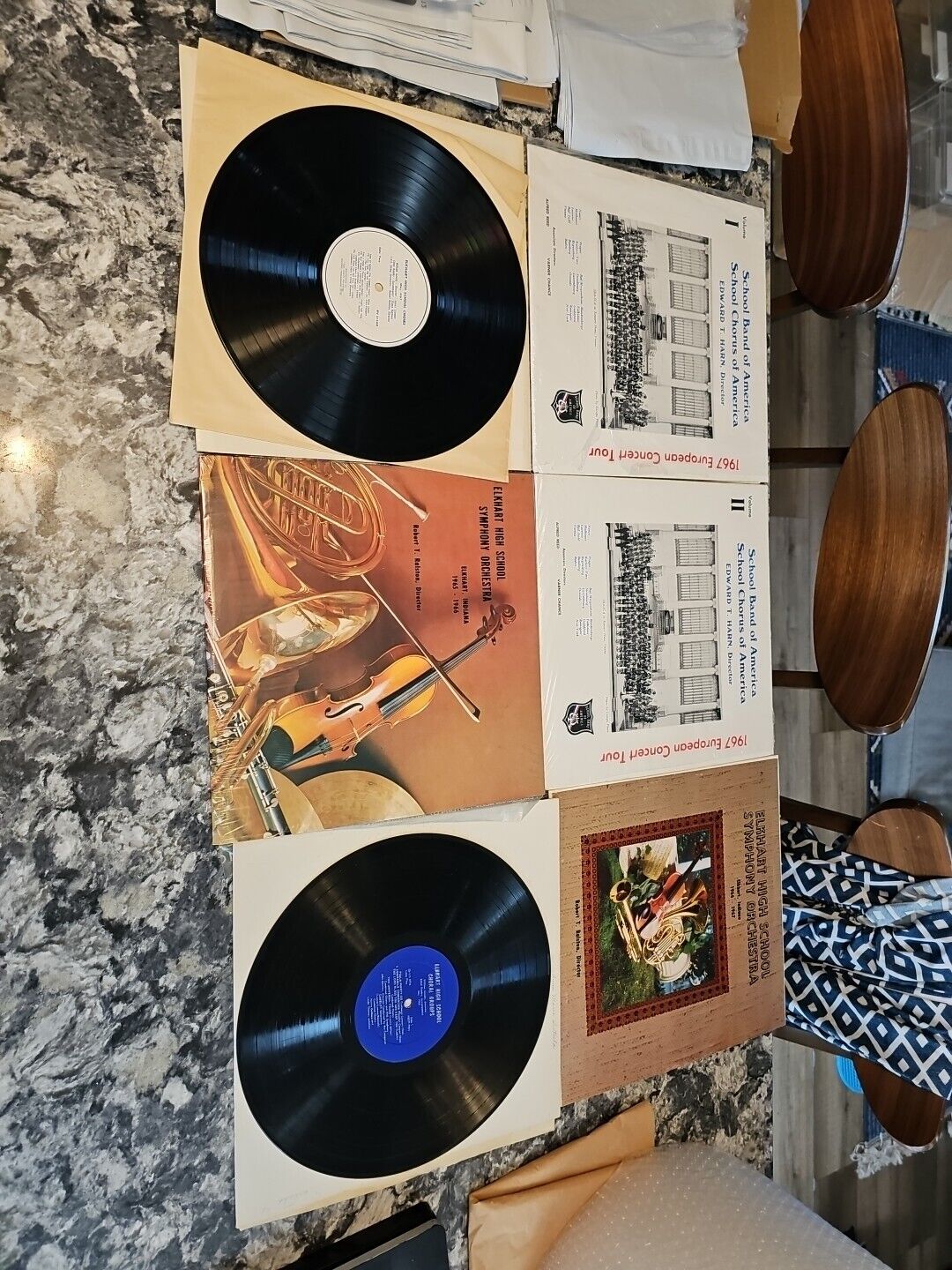 Huge lot 16 LP Records Elkhart High School Symphony Orchestra 1960s