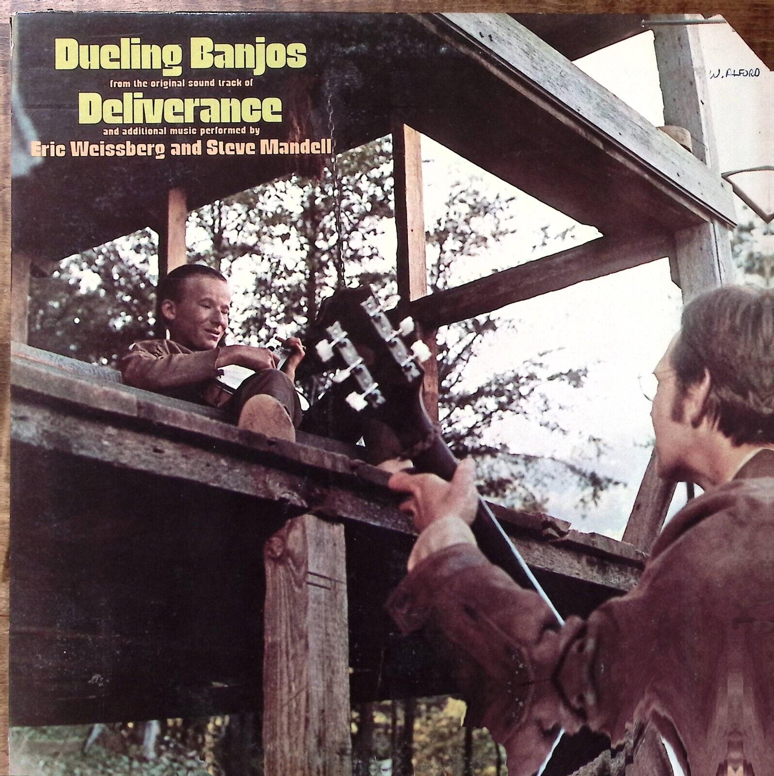 ERIC WEISSBERG STEVE MANDELL DUELING BANJOS SOUND TRACK DELIVERANCE  LP 192-16