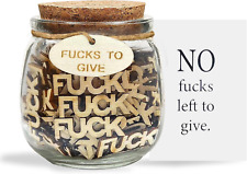 Jar of Fucks Gift Jar, Fucks to Give, 5Oz Funny Swear Jar, Funny Gifts for Men W picture