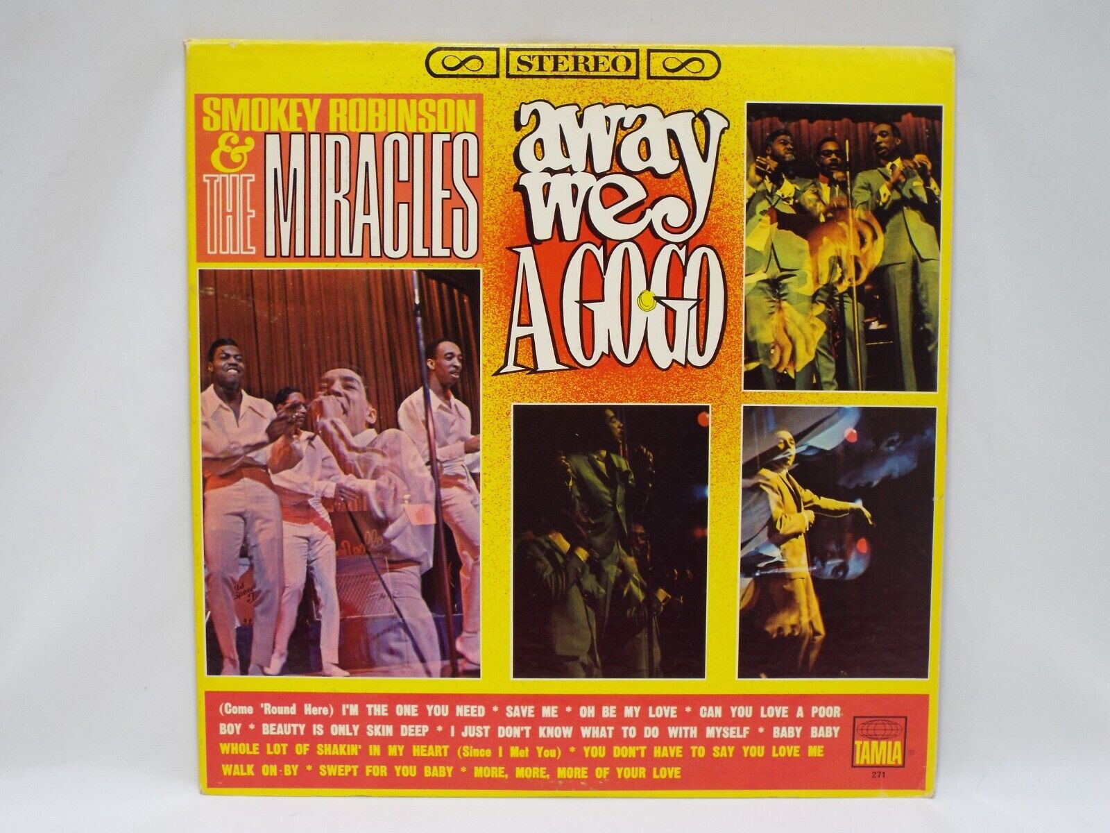 Smokey Robinson and the Miracles 1966 'Away We A GoGo' Tamla 271