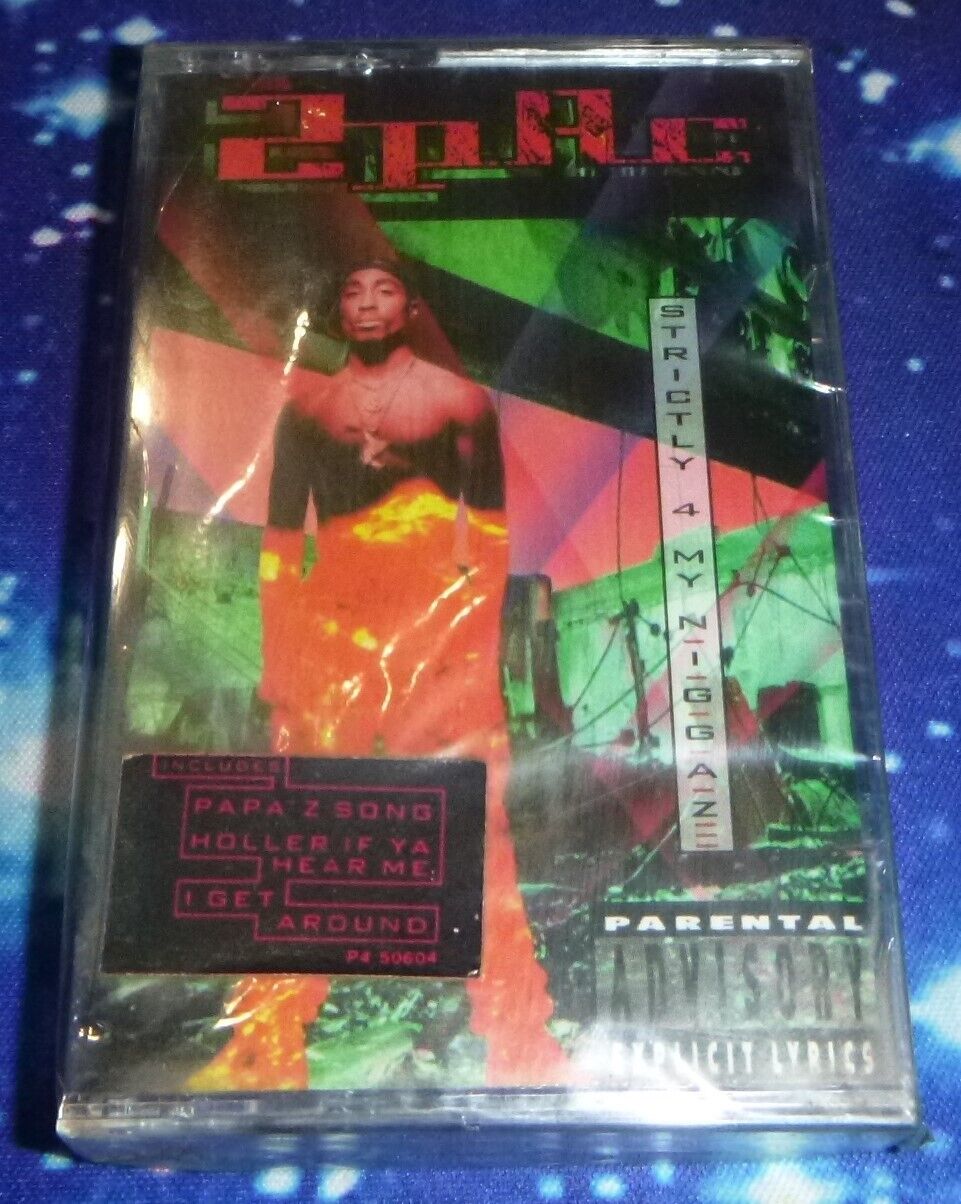 2Pac STRICTLY 4 MY N.I.G.G.A.Z. Cassette Tape, Interscope (1993) Sealed