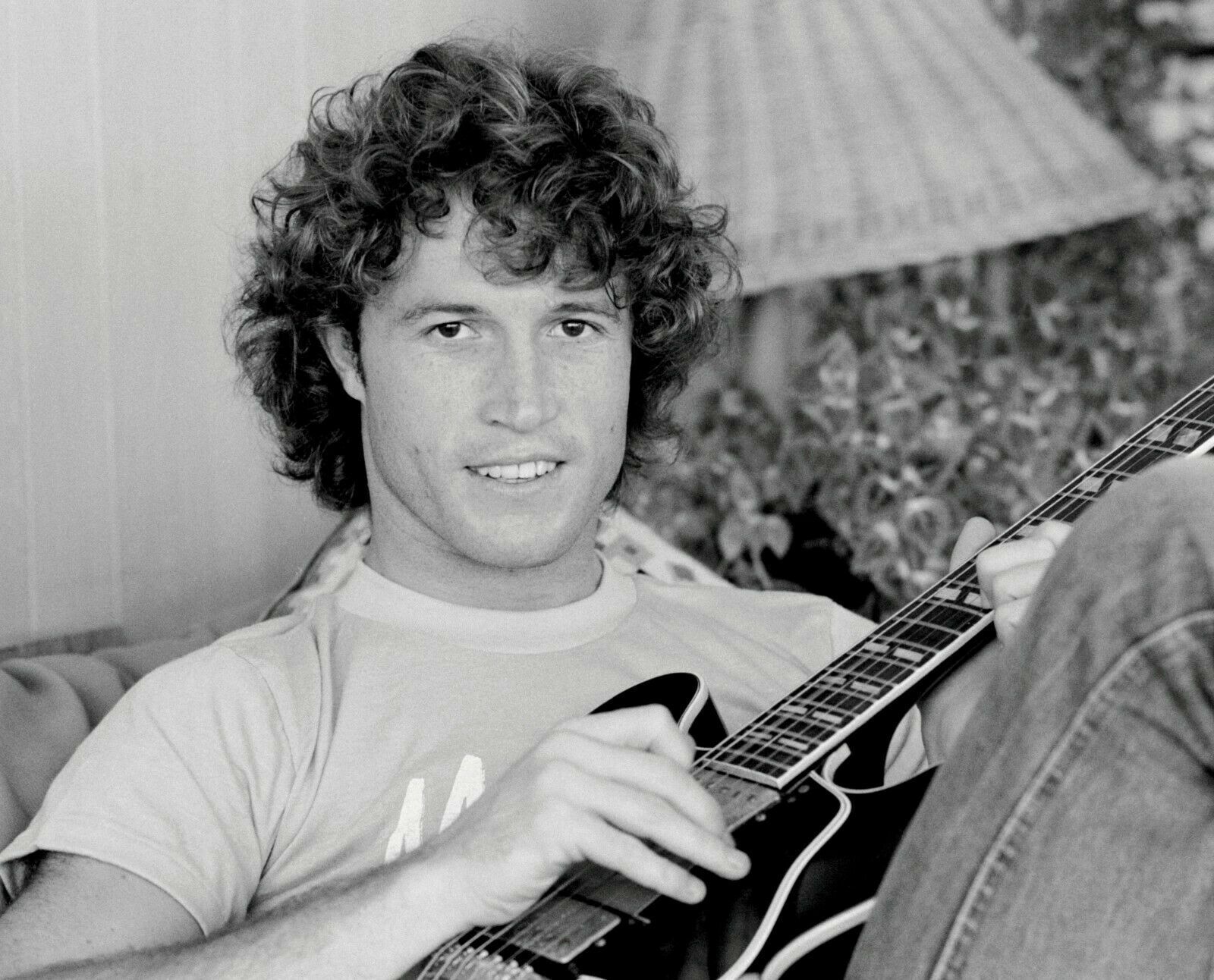 Andy Gibb Playing Guitar 8x10 Glossy Photo 