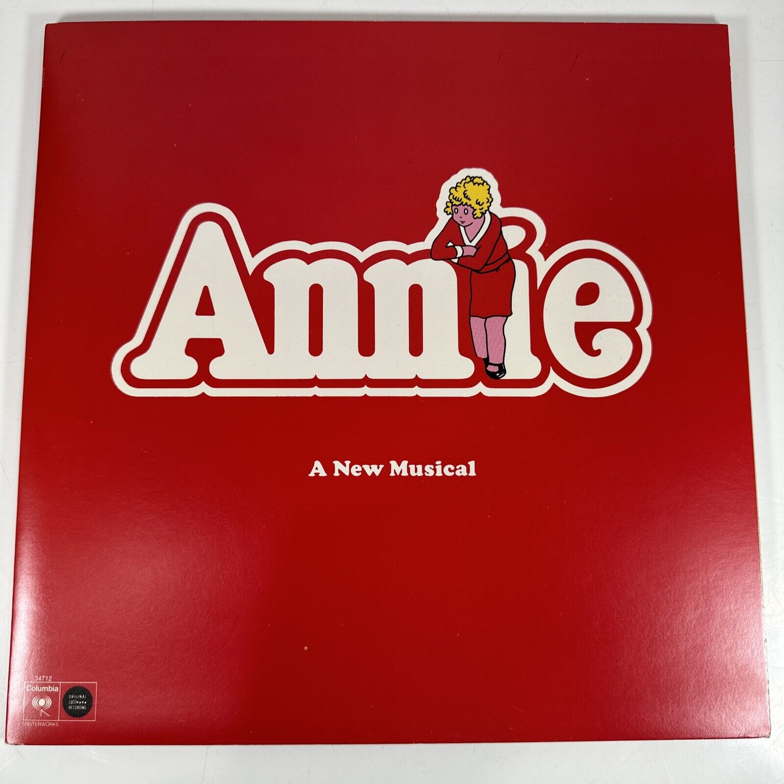 Original Cast – Annie (A New Musical) Vinyl Record LP Gatefold  JS 34712 Vintage